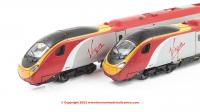 N2001F Revolution Trains Class 390/1 11 Car Pendolino 390 152 "Virgin Knight" in Virgin original livery with grey doors